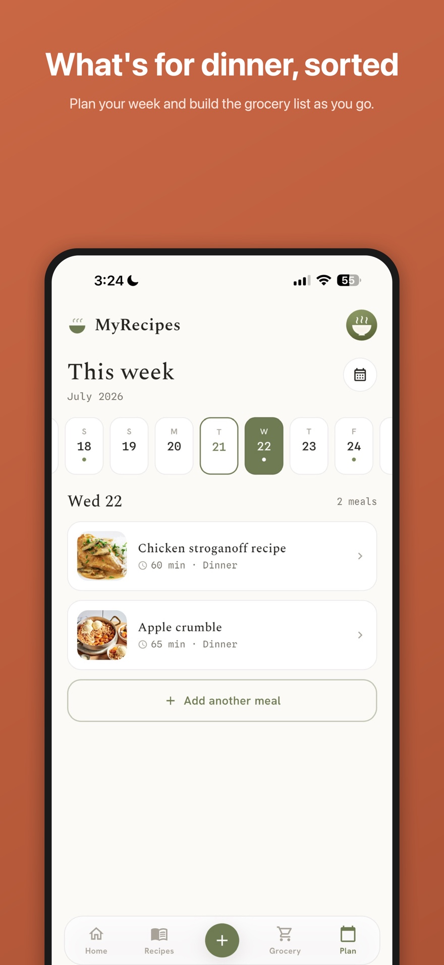 Weekly planner